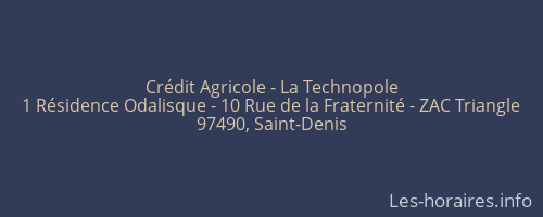 Crédit Agricole - La Technopole