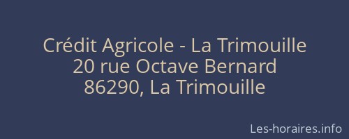 Crédit Agricole - La Trimouille