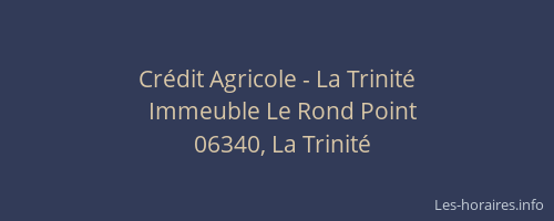 Crédit Agricole - La Trinité
