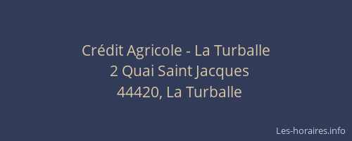 Crédit Agricole - La Turballe