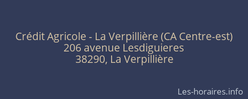 Crédit Agricole - La Verpillière (CA Centre-est)