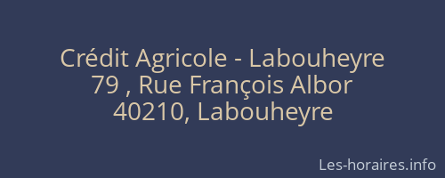 Crédit Agricole - Labouheyre