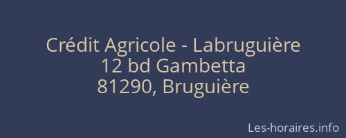 Crédit Agricole - Labruguière