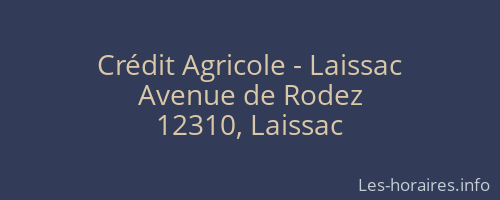 Crédit Agricole - Laissac
