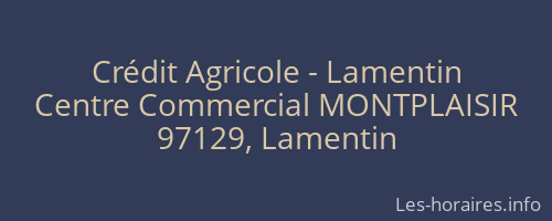 Crédit Agricole - Lamentin