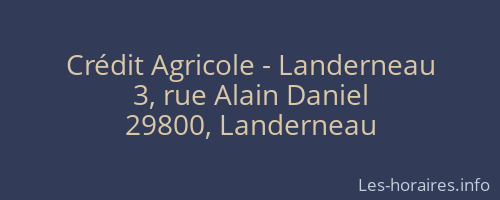 Crédit Agricole - Landerneau