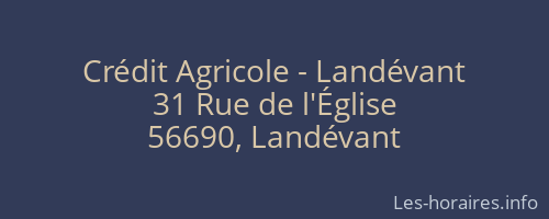 Crédit Agricole - Landévant