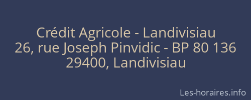 Crédit Agricole - Landivisiau