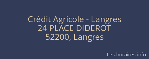 Crédit Agricole - Langres