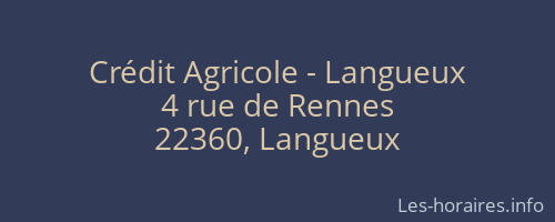 Crédit Agricole - Langueux