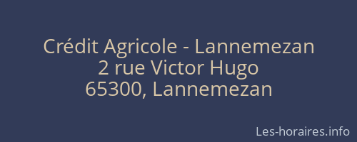 Crédit Agricole - Lannemezan