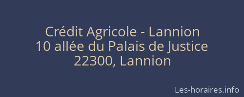 Crédit Agricole - Lannion
