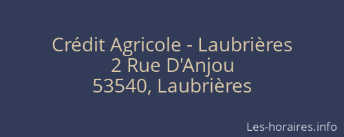 Crédit Agricole - Laubrières