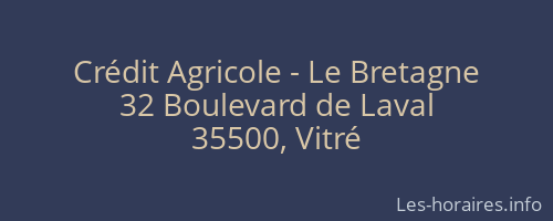 Crédit Agricole - Le Bretagne
