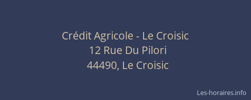 Crédit Agricole - Le Croisic