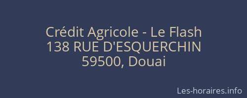 Crédit Agricole - Le Flash