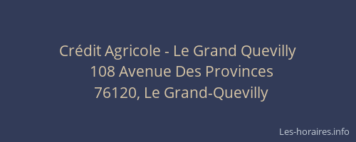 Crédit Agricole - Le Grand Quevilly