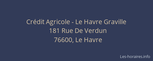 Crédit Agricole - Le Havre Graville