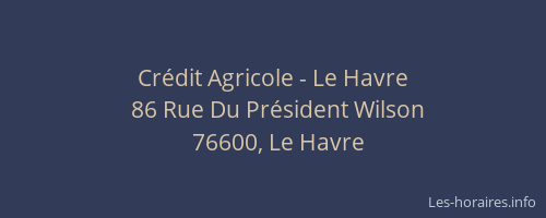 Crédit Agricole - Le Havre
