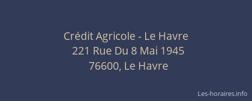 Crédit Agricole - Le Havre