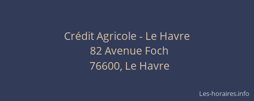 Crédit Agricole - Le Havre