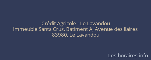 Crédit Agricole - Le Lavandou