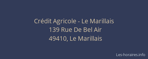 Crédit Agricole - Le Marillais