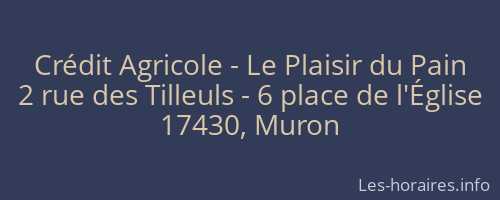 Crédit Agricole - Le Plaisir du Pain