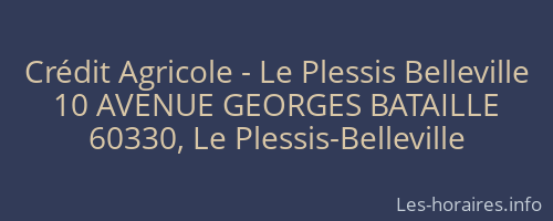 Crédit Agricole - Le Plessis Belleville