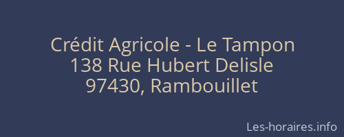 Crédit Agricole - Le Tampon