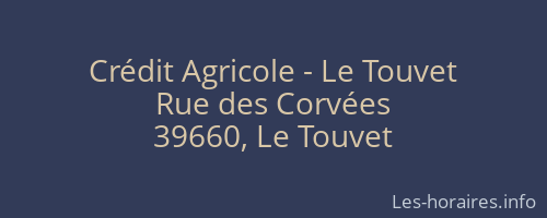 Crédit Agricole - Le Touvet