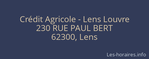 Crédit Agricole - Lens Louvre