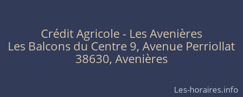 Crédit Agricole - Les Avenières