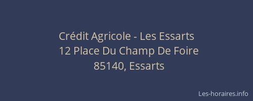 Crédit Agricole - Les Essarts