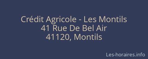 Crédit Agricole - Les Montils