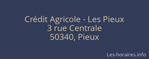 Crédit Agricole - Les Pieux