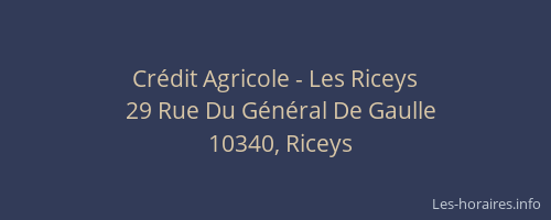 Crédit Agricole - Les Riceys