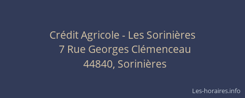 Crédit Agricole - Les Sorinières