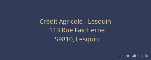 Crédit Agricole - Lesquin