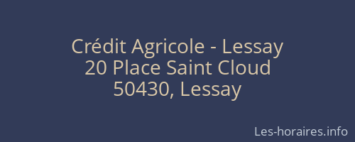 Crédit Agricole - Lessay