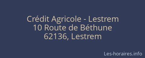 Crédit Agricole - Lestrem