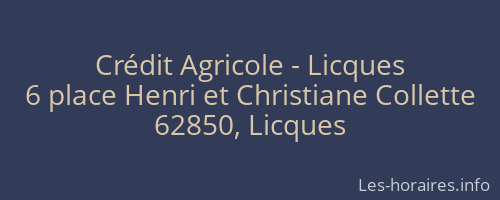 Crédit Agricole - Licques