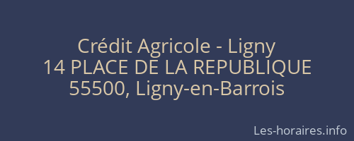 Crédit Agricole - Ligny