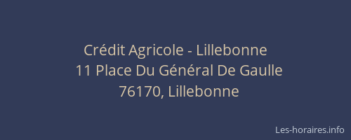 Crédit Agricole - Lillebonne
