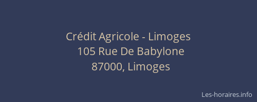 Crédit Agricole - Limoges