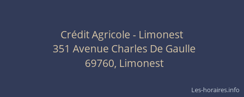 Crédit Agricole - Limonest