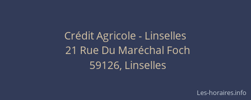 Crédit Agricole - Linselles