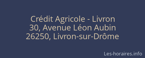 Crédit Agricole - Livron