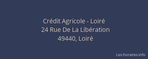 Crédit Agricole - Loiré