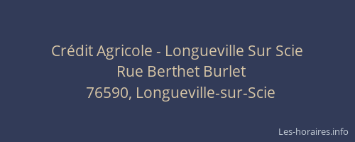 Crédit Agricole - Longueville Sur Scie